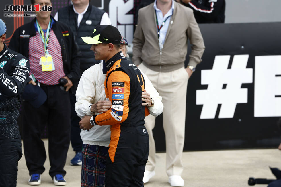 Foto zur News: Jackie Stewart und Lando Norris (McLaren)