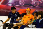 Foto zur News: Alexander Albon (Williams), Oscar Piastri (McLaren) und Fernando Alonso (Aston Martin)