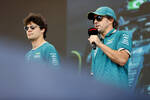 Foto zur News: Lance Stroll (Aston Martin) und Fernando Alonso (Aston Martin)