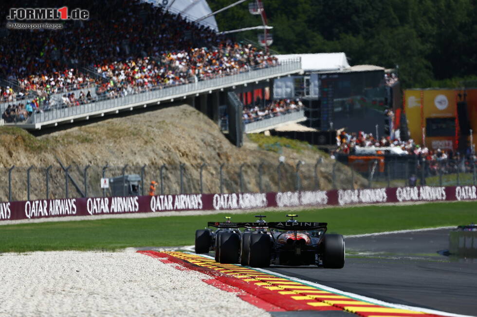 Foto zur News: Nico Hülkenberg (Haas), Esteban Ocon (Alpine) und Pierre Gasly (Alpine)