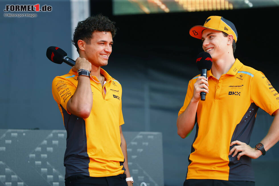 Foto zur News: Lando Norris (McLaren) und Oscar Piastri (McLaren)