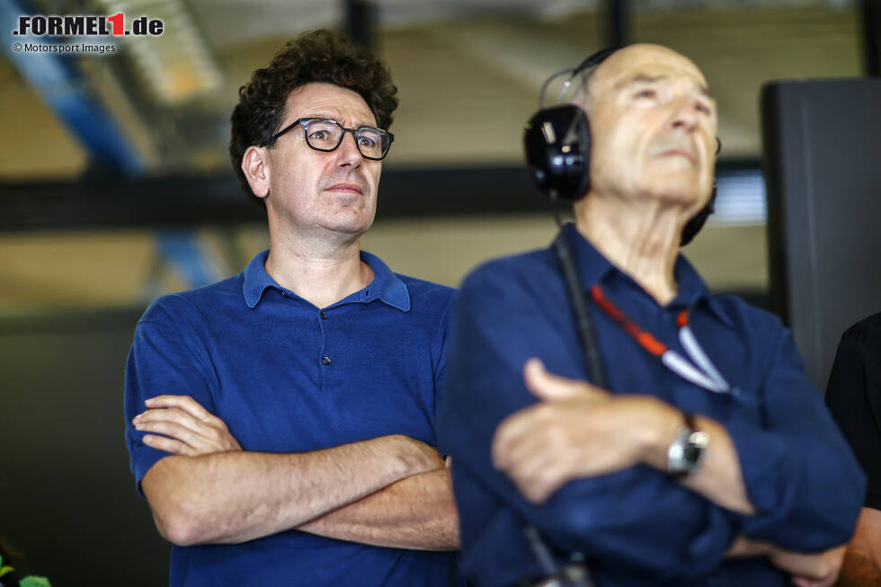 Foto zur News: Mattia Binotto (Sauber) hinter Peter Sauber