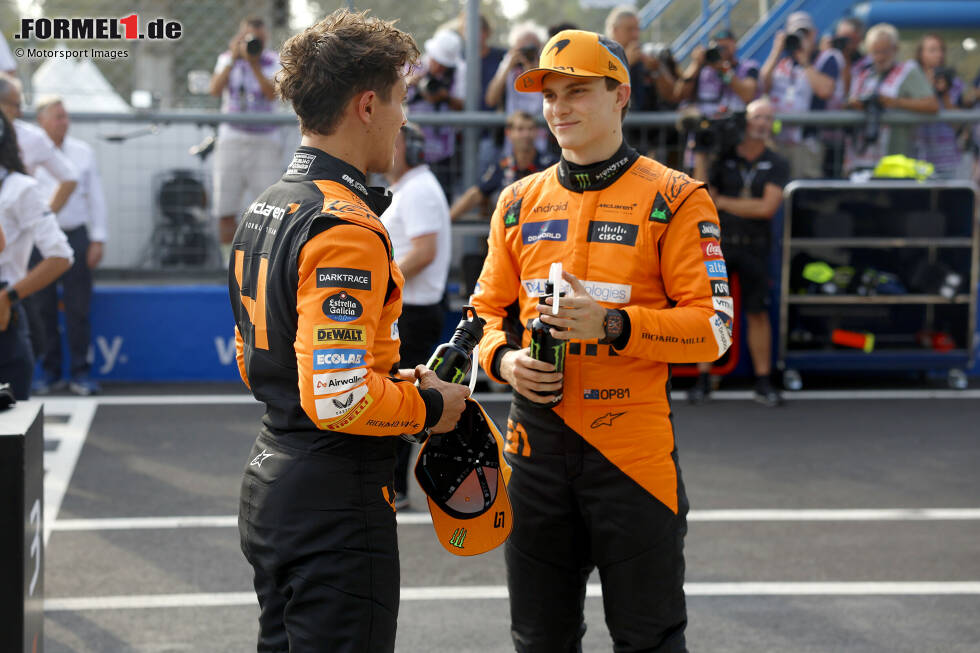 Foto zur News: Lando Norris (McLaren) und Oscar Piastri (McLaren)