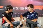 Foto zur News: Oliver Bearman (Haas) und Franco Colapinto (Williams)