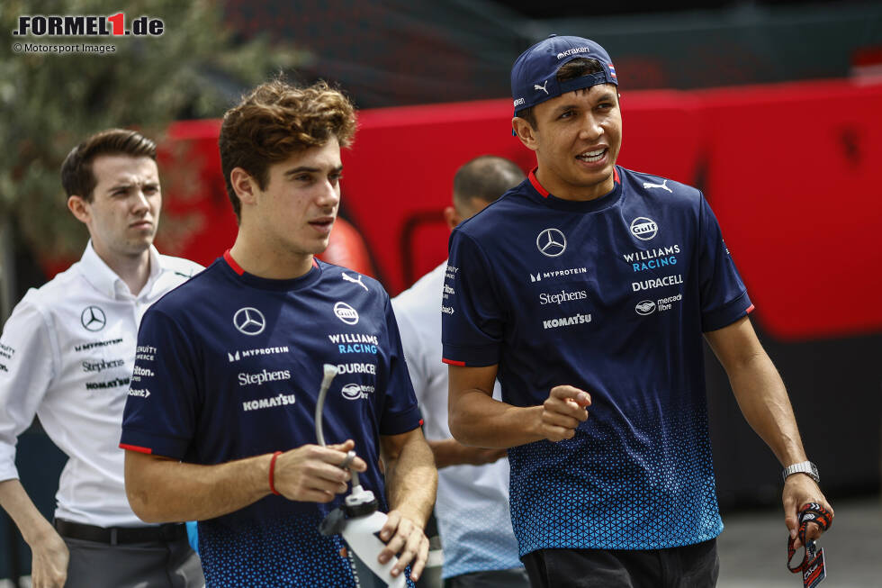 Foto zur News: Alexander Albon (Williams) und Franco Colapinto (Williams)