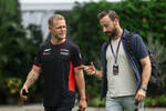 Foto zur News: Kevin Magnussen (Haas) und James Hinchcliffe