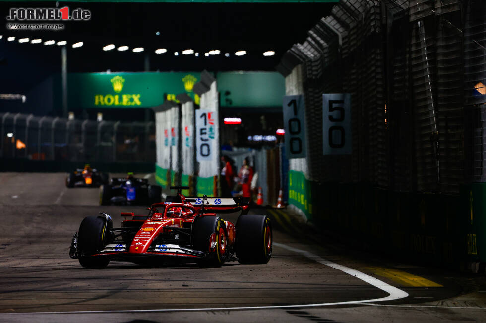 Foto zur News: Charles Leclerc (Ferrari) und Franco Colapinto (Williams)