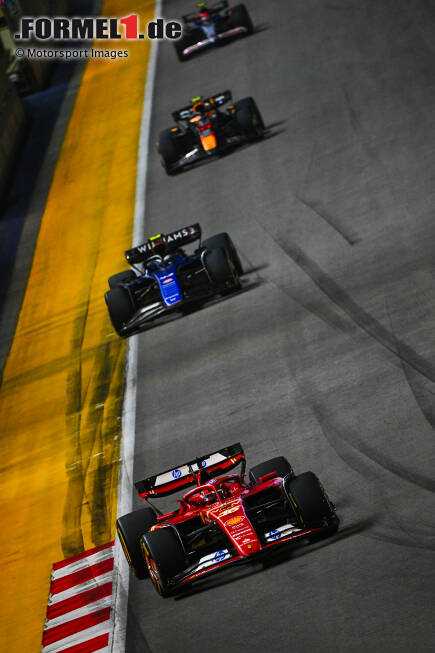 Foto zur News: Charles Leclerc (Ferrari) und Franco Colapinto (Williams)