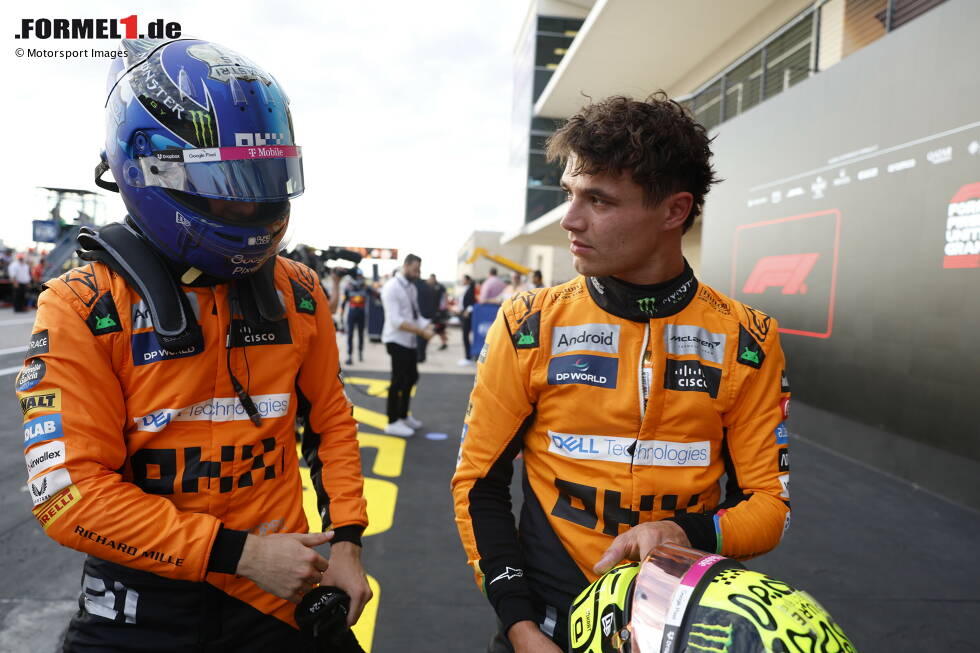 Foto zur News: Oscar Piastri (McLaren) und Lando Norris (McLaren)