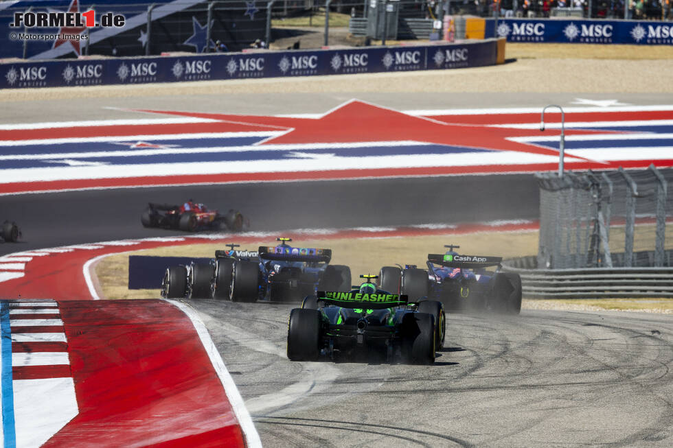 Foto zur News: Guanyu Zhou (Sauber), Franco Colapinto (Williams) und Liam Lawson (Racing Bulls)