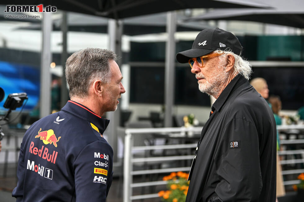 Foto zur News: Christian Horner und Flavio Briatore