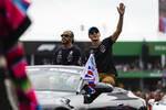 Foto zur News: Lewis Hamilton (Mercedes) und George Russell (Mercedes)