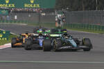 Foto zur News: Fernando Alonso (Aston Martin), Franco Colapinto (Williams) und Oscar Piastri (McLaren)