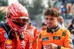 Foto zur News: Carlos Sainz (Ferrari) und Lando Norris (McLaren)