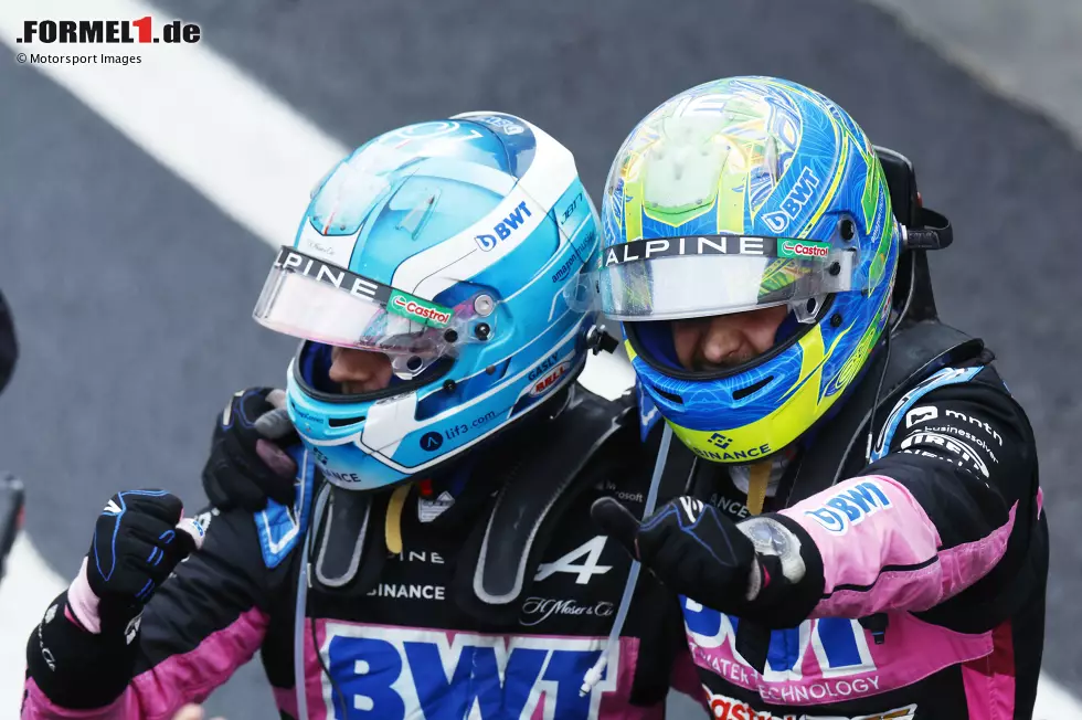 Foto zur News: Esteban Ocon (Alpine) und Pierre Gasly (Alpine)