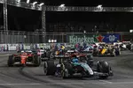 Foto zur News: George Russell (Mercedes), Carlos Sainz (Ferrari), Charles Leclerc (Ferrari) und Pierre Gasly (Alpine)