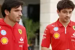 Foto zur News: Charles Leclerc (Ferrari) und Carlos Sainz (Ferrari)