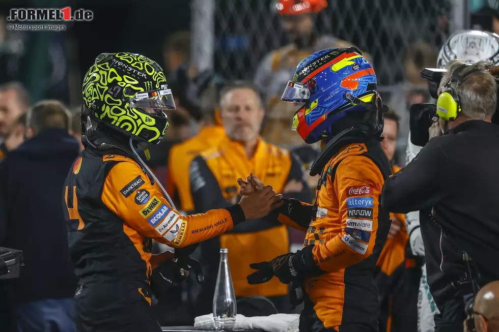 Foto zur News: Lando Norris (McLaren) und Oscar Piastri (McLaren)