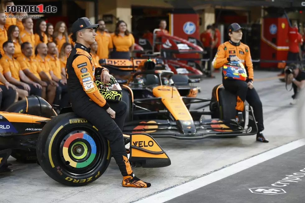 Foto zur News: Lando Norris (McLaren) und Oscar Piastri (McLaren)