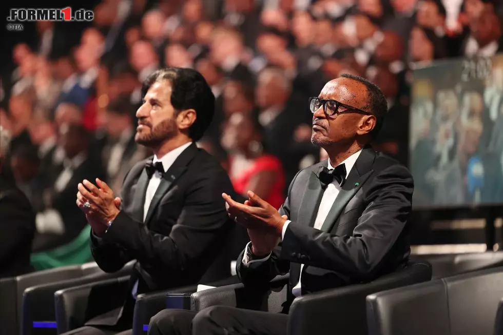 Foto zur News: Mohammed bin Sulayem und Paul Kagame