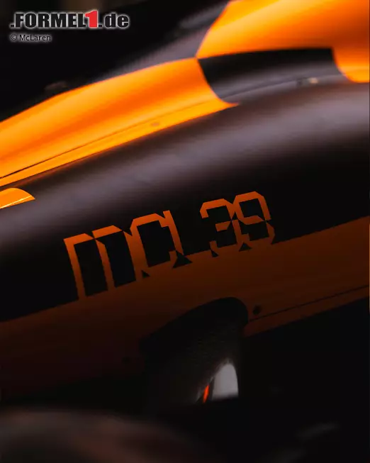 Foto zur News: Detailaufnahme des McLaren MCL39