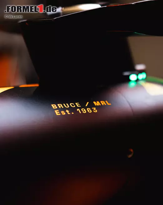 Foto zur News: Detailaufnahme des McLaren MCL39