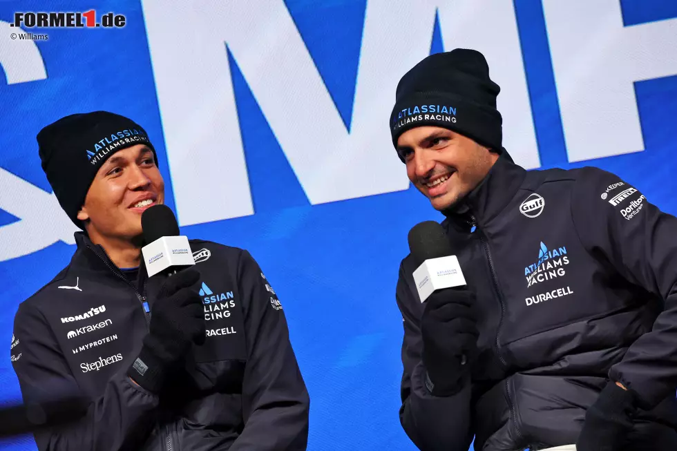 Foto zur News: Alexander Albon (Williams) und Carlos Sainz (Williams)