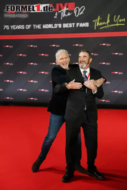 Foto zur News: Damon Hill und Nigel Mansell