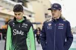 Foto zur News: Gabriel Bortoleto (Sauber) und Max Verstappen (Red Bull)