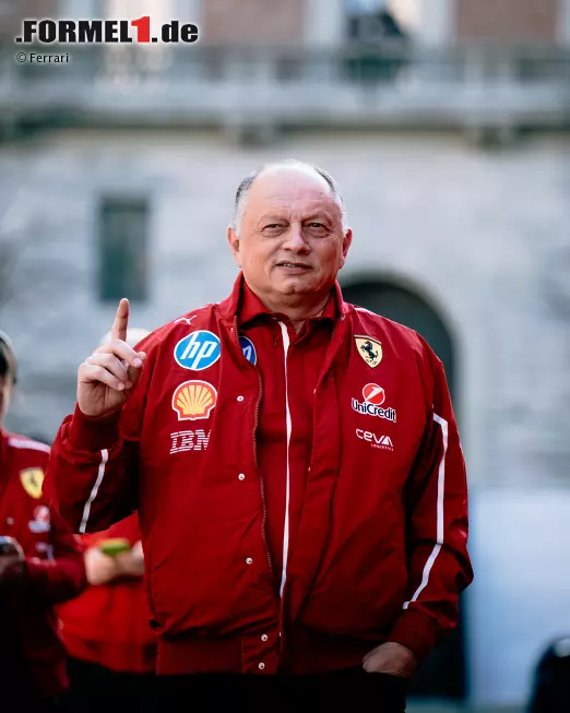 Foto zur News: Teamchef Frederic Vasseur bei einem Ferrari-Event in Mailand