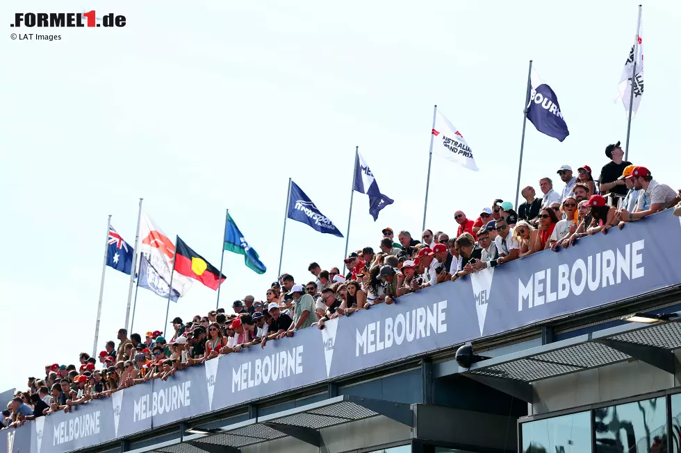 Foto zur News: Formel-1-Fans in Melbourne