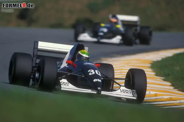 Foto zur News: Premiere in der Formel 1: J.J. Lehto und Karl Wendlinger bestreiten die erste Saison.