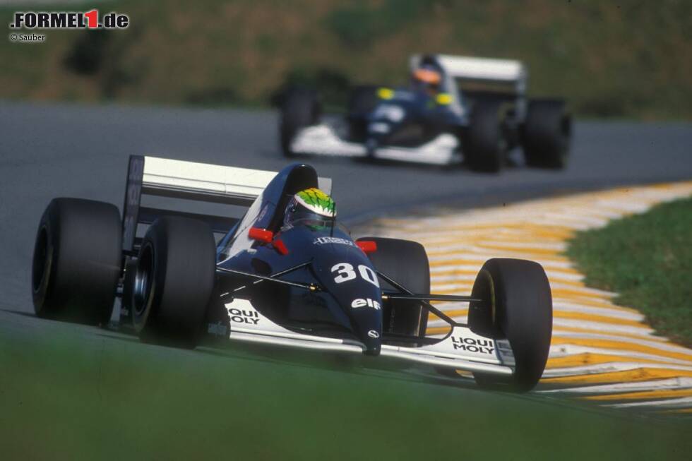 Foto zur News: Premiere in der Formel 1: J.J. Lehto und Karl Wendlinger bestreiten 1993 die erste Saison.