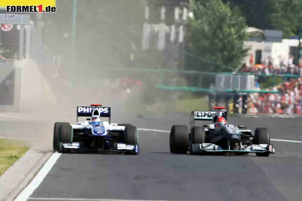 Foto zur News: &quot;Ich mag faire Zweikämpfe, aber ich denke nicht, dass das ein fairer Kampf war&quot;, sagte Barrichello. &quot;Wenn er vor mir in den Himmel kommen möchte, dann von mir aus. Ich möchte nicht der Erste sein, der da vor ihm oben ist.&quot;