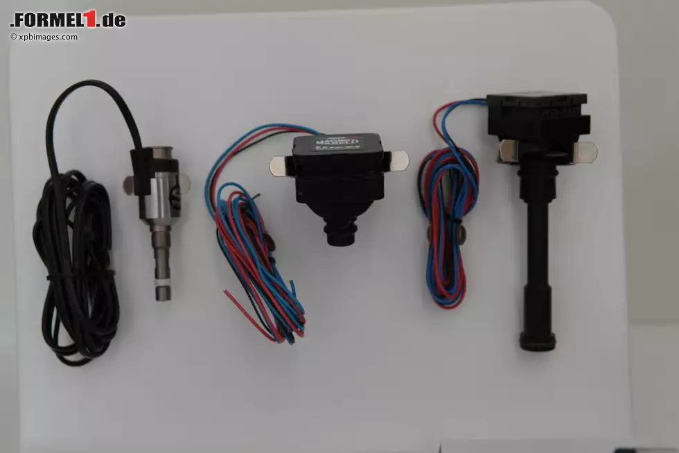 Foto zur News: Nahaufnahme der 2014er-Benzineinspritzung mit Zündung.