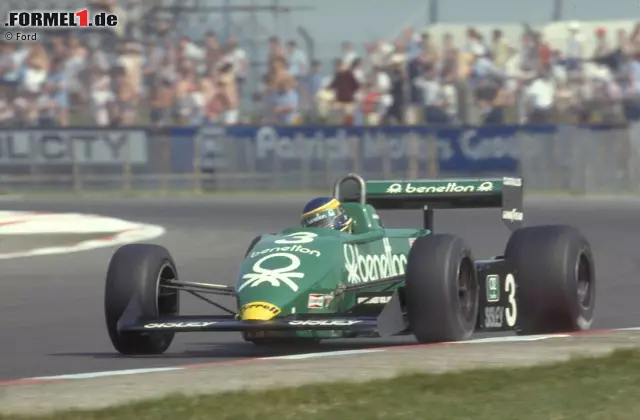 Foto zur News: Michele Alboreto beim Grand Prix in Silverstone 1983. In Las Vegas 1982 und Detroit 1983 feiert der Italiener die letzten Siege der Tyrrell-