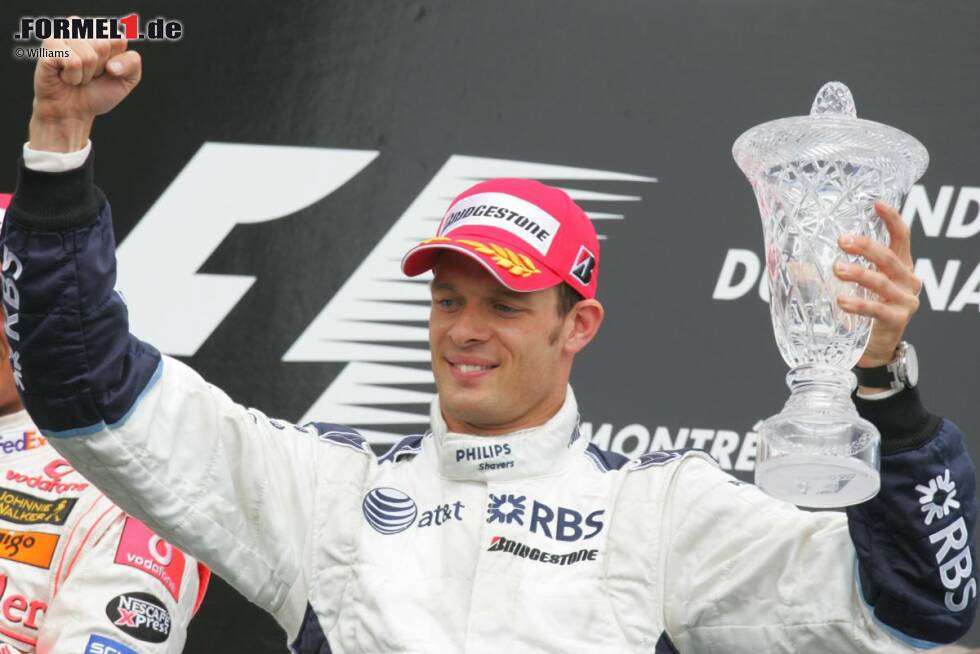 Foto zur News: Alexander Wurz holt 2007 beim Grand Prix von Kanada in Montreal mit ein bisschen Glück den einzigen Podestplatz jener Saison.