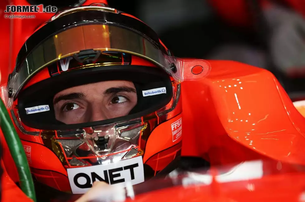 Foto zur News: Doch Ersatz ist schnell gefunden. Der bisherige Force-India-Tester Jules Bianchi wird mit Hilfe von Ferrari, die ein Einsatzcockpit für ihren Nachwuchsfahrer suchen, zu Marussia transferiert. Damit geht der russisch-britische Rennstall mit zwei Rookies und der jüngsten Fahrerpaarung aller Teams in die Saison.