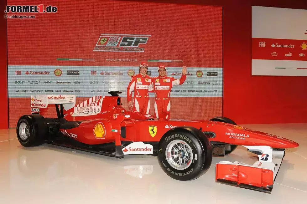 Foto zur News: Erst Anfang 2010 kehrt Massa zu Ferrari zurück, wo Fernando Alonso neuer Teamkollege wird