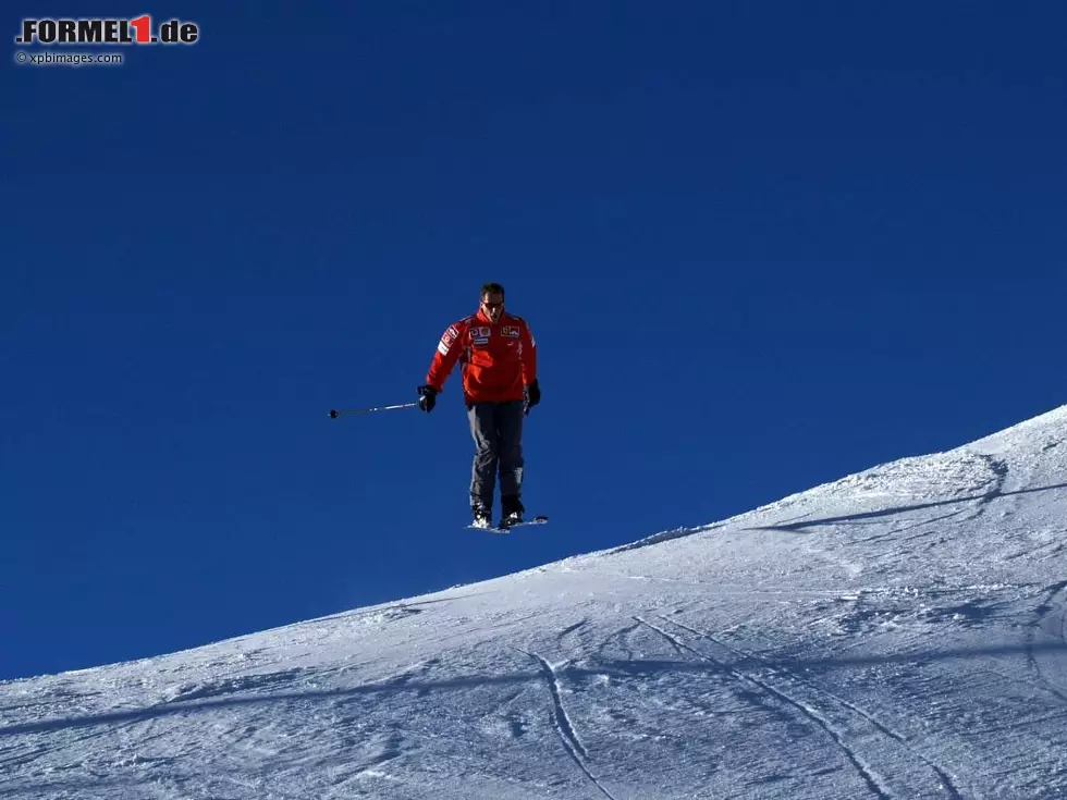 Foto zur News: Im Winter sieht man Schumacher regelmäßig auf der Piste.