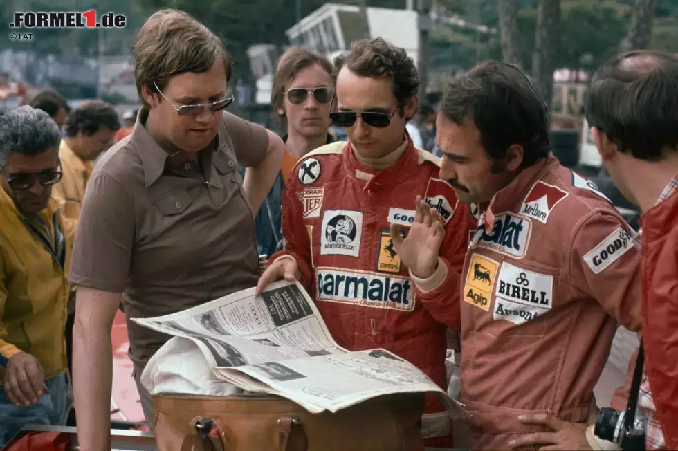 Foto zur News: Die italienische Version dürften Enzo Ferrari und sein damaliger Teamchef Luca di Montezemolo erlebt haben, als sie den aufstrebenden, aber unbeliebten Youngster Niki Lauda und Clay Reggazoni ab 1974 zu Harmonie erziehen mussten. Mit durchschnittlichem Erfolg.