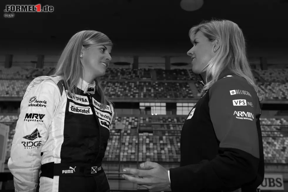 Foto zur News: Susie Wolff (Williams-Testfahrerin): &quot;Ich komme mir vor, als schulde ich ihr etwas, denn außerhalb des Paddocks und außerhalb der Motorsport-Seifenblase war sie ein unglaublicher Charakter, eine echte Kämpfernatur. Sie hatte so eine tolle Einstellung zum Leben und was sie überstanden hat, konnte sie nur wegen ihrem Charakter und ihrer positiven Einstellung überstehen. Nach dem Unfall hat sie mich unterstützt und sprühte so eine Lebenslust aus, war so glücklich, am Leben zu sein - und sie hatte jede Menge Zukunftspläne. Sie war einfach eine unglaubliche Lady, unabhängig davon, was sie auf der Rennstrecke erreicht hat.&quot;