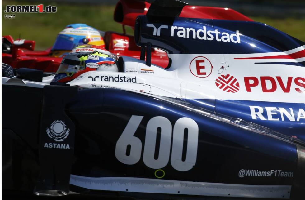 Foto zur News: Der deutsche Grand Prix am Nürburgring stellt für Williams einen bedeutenden Meilenstein dar: Zum 600. Formel-1-Rennen gibt es eine Jubiläumslackierung auf dem Seitenkasten.