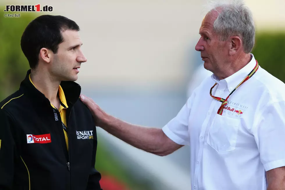 Foto zur News: In der Weltmeisterschaft liegt Red Bull nach drei von 19 Rennen nur an vierter Stelle, und das mit dem besten Chassis, wie Helmut Marko behauptet. Der Rückstand liege einzig und allein an Antriebshersteller Renault. Remi Taffin braucht daher momentan eine dicke Elefantenhaut, wenn er sich vom Österreicher wieder einmal die Leviten lesen muss.