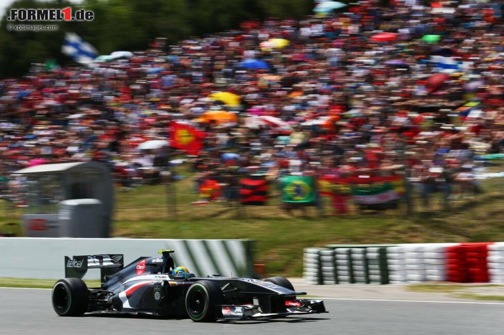 Foto zur News: Teamkollege Esteban Gutierrez freut sich auf die spanische Stimmung: &quot;Ich mag den Circuit de Catalunya sehr und fahre dort gerne. In jeder Rennserie, an der ich teilnahm, habe ich die Atmosphäre auf dieser Strecke sehr genossen. Im letzten Jahr gelang es mir sogar, die schnellste Rennrunde zu fahren. Ich bin bereit, das Maximum zu geben und das Beste aus dem Auto herauszuholen.&quot;