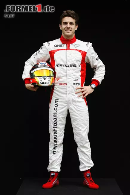 Foto zur News: Geschafft: Jules Bianchi wurde für 2013 fest von Marussia verpflichtet. Er ist somit im erlesenen Kreis der Formel-1-Piloten angekommen. Auf Anhieb überzeugt der Franzose mit starken Leistungen und macht weiterhin auf sich aufmerksam.