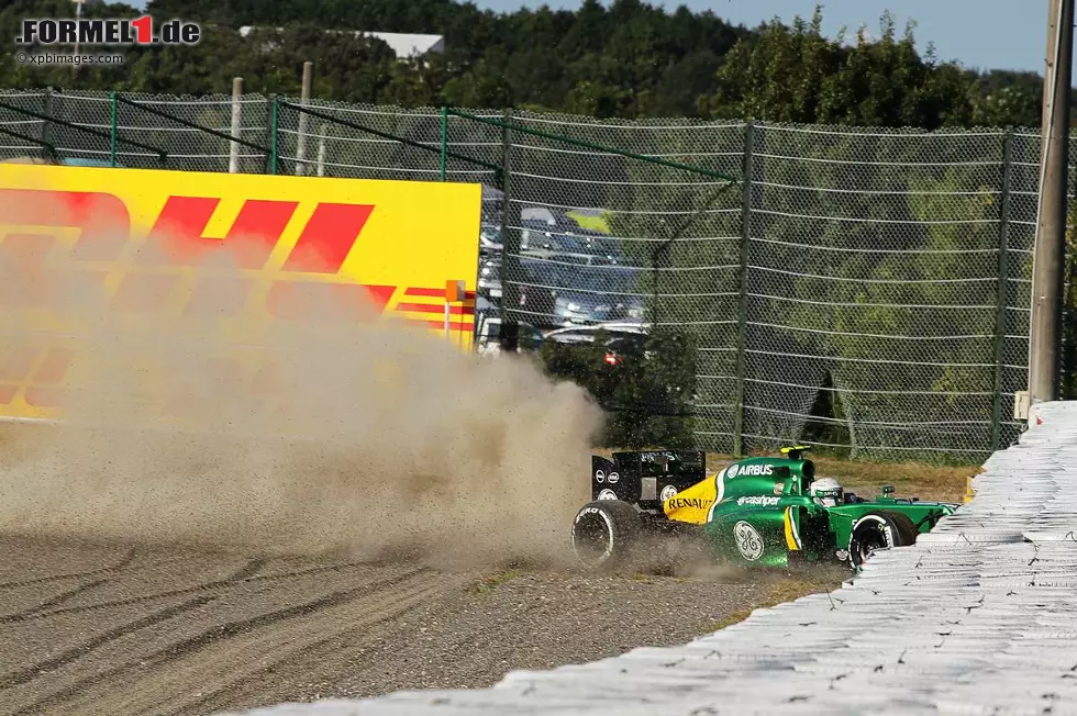 Foto zur News: Grund für den Ausfall war eine Kollision mit Giedo van der Garde (Caterham), der danach ebenfalls nicht weitermachen kann.