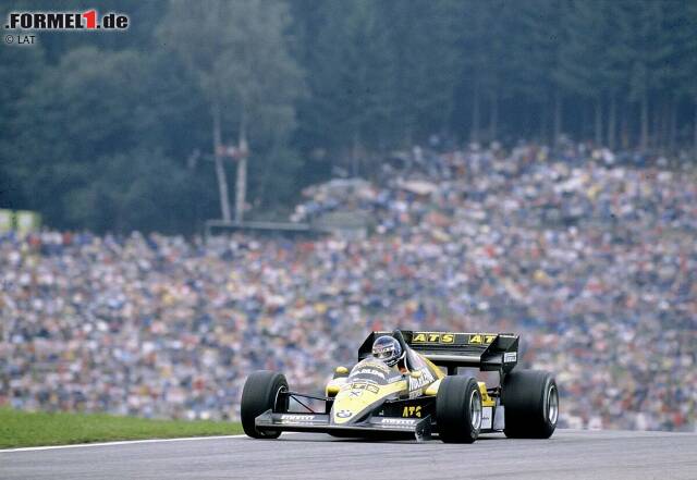 Foto zur News: Die Formel-1-Karriere von Gerhard Berger (geboren am 27. August 1959 in Wörgl) beginnt beim Grand Prix von Österreich 1984. Mit dem ATS-BMW kommt er bei seinem Debüt auf P12 ins Ziel. Bei seinem zweiten Start in Monza wird er Sechster, bekommt aber keinen WM-Punkt, weil ATS nur Teamkollege Manfred Winkelhock für Punkte gemeldet hat.