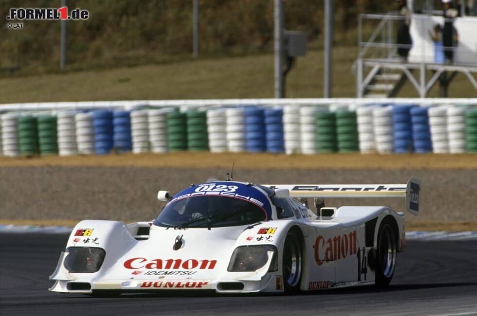 Foto zur News: Anfang der 1990er-Jahre verlagert Ratzenberger seinen Karriere- und Lebensmittelpunkt nach Asien. In Japan bestreitet er jahrelang Formel-, Tourenwagen- und Sportwagen-Rennen. 1991 fährt er zusammen mit Elgh die Japanische Sportwagen-Meisterschaft auf einem Porsche 962C mit der Startnummer 14.