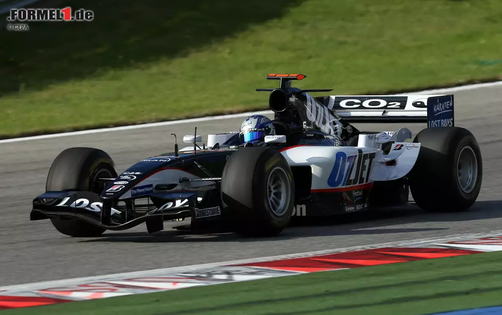 Foto zur News: Patrick Friesacher im 2005er-Minardi, mit dem er beim Grand Prix der USA Sechster wurde.